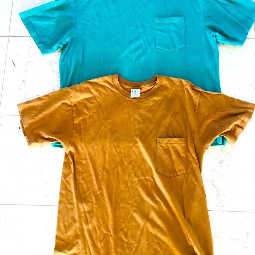 2 GAP Men’s Pocket T-Shirts SzM-New
